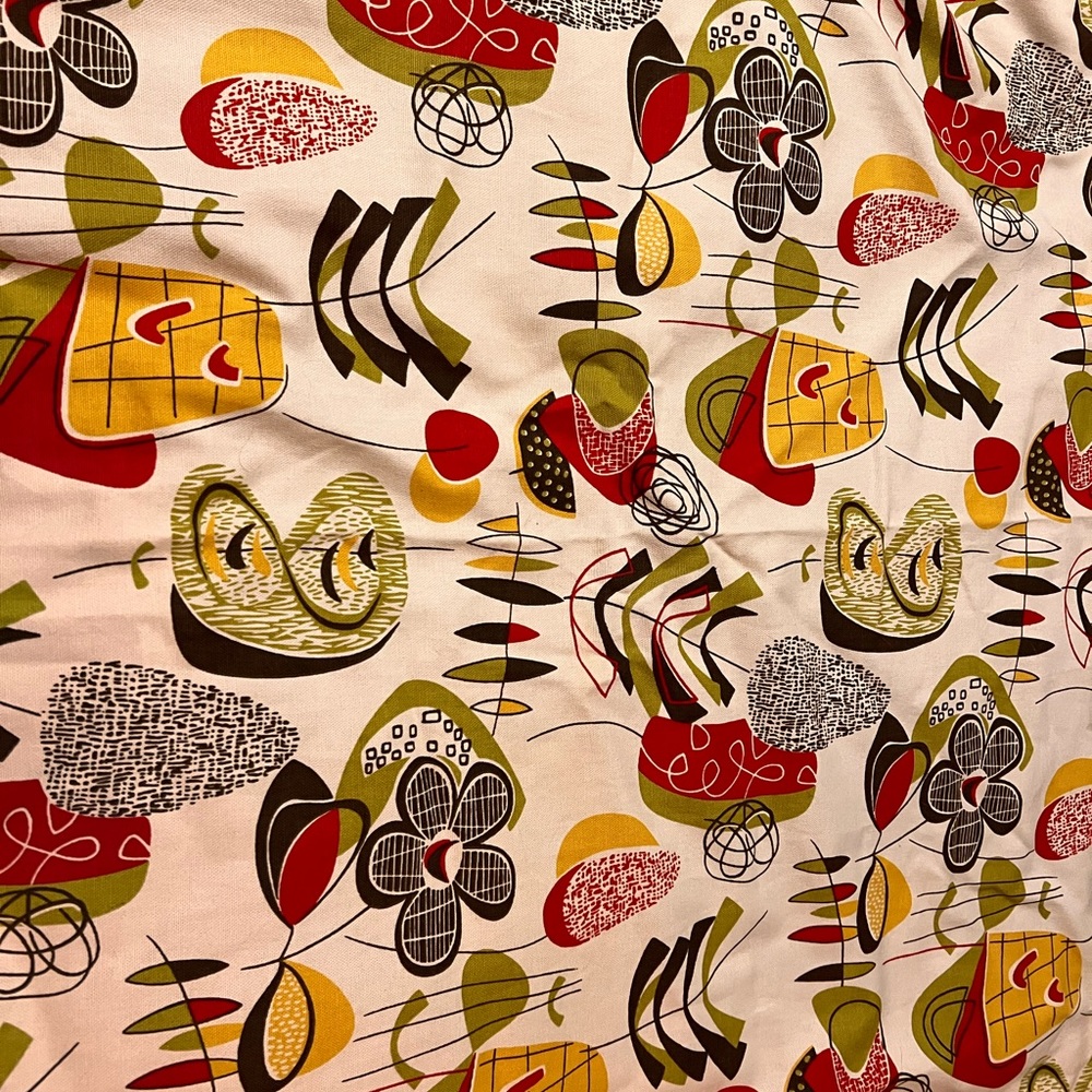Repro Barkcloth Fabric Panels 2012